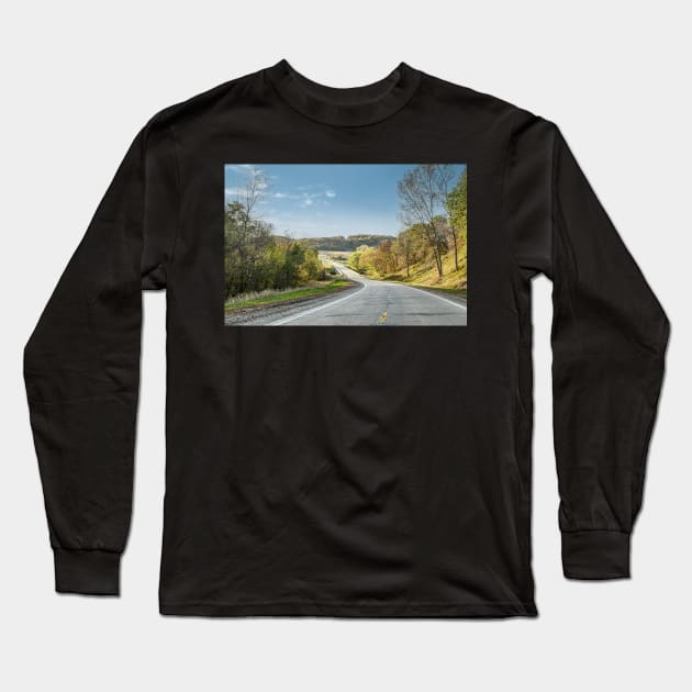 Twister Hill Movie Location Long Sleeve T-Shirt by StormChaserD